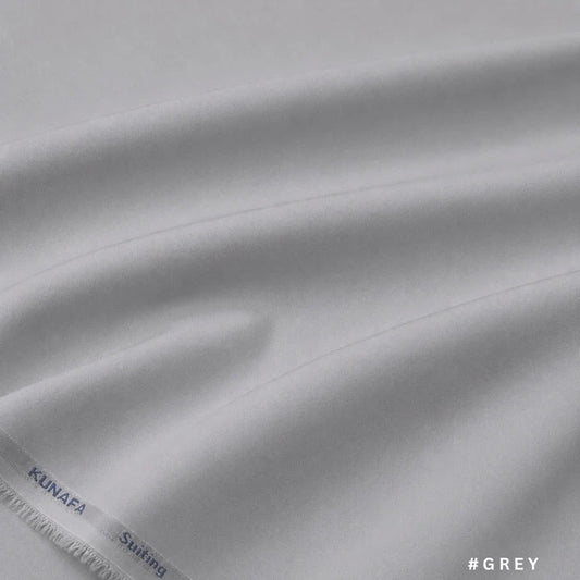 Grey Kunafa Luxe Four Season unstitched fabric