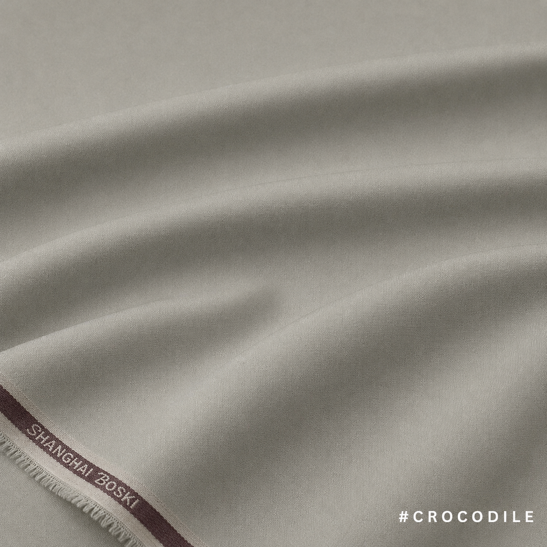 Crocodile shade of Shanghai boski summer wash-and-wear fabric