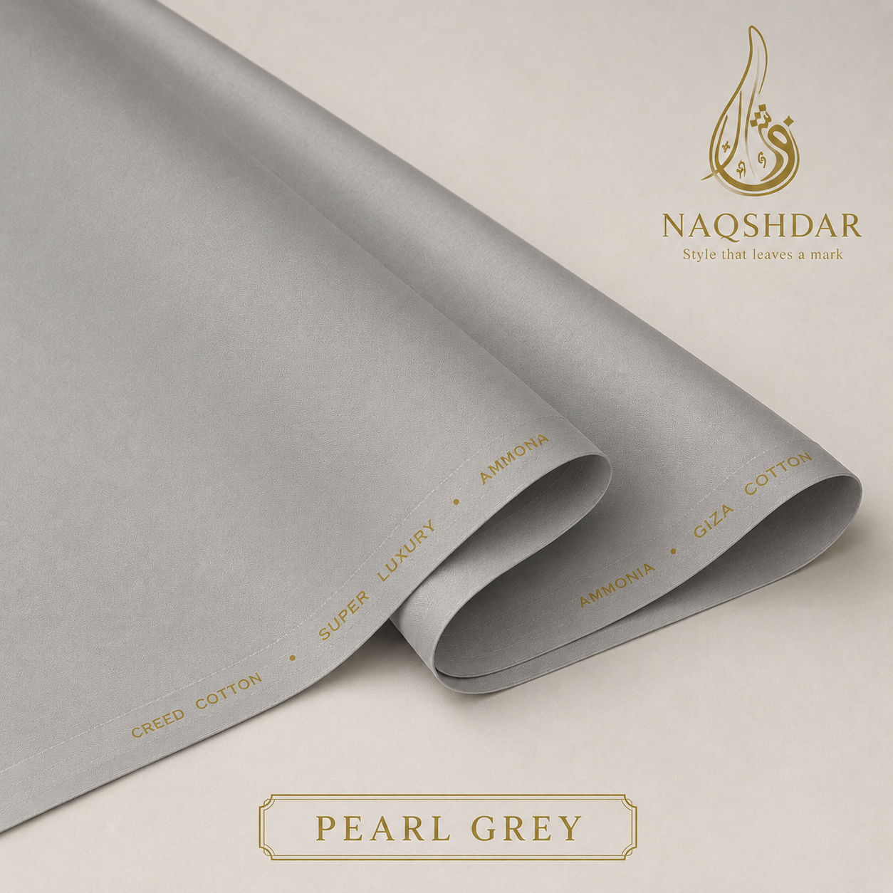 Creed Cotton in Pearl Grey – Ahmed Jamal Dyeing liquid ammonia finish
