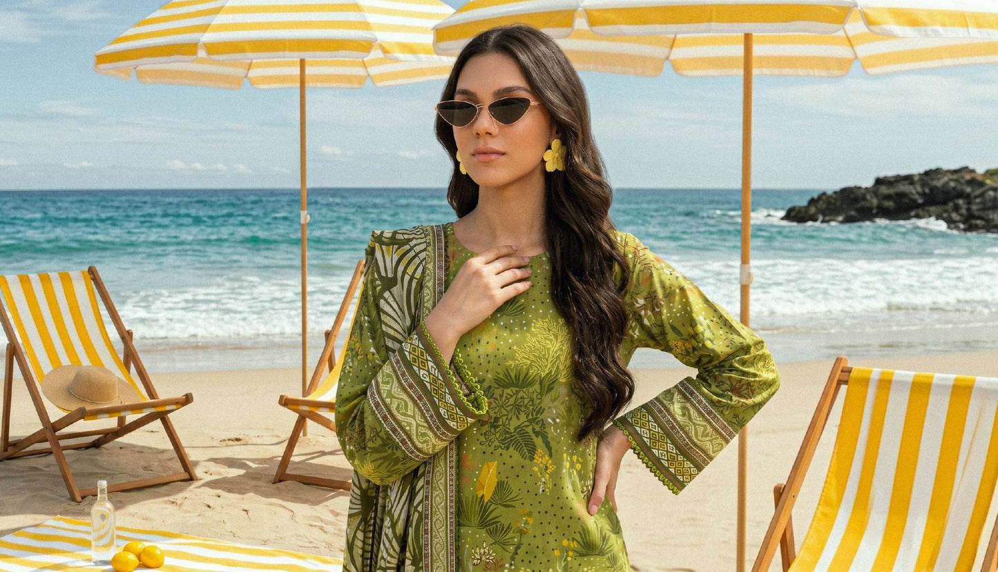 Elaya Prints Premium Lawn 2026 - Design D47 - catalog image 2