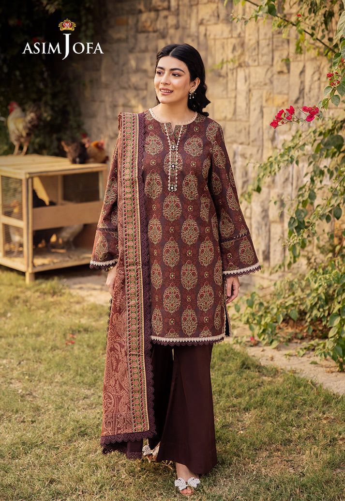 Asim Jofa Lawn D02 original 3-piece design