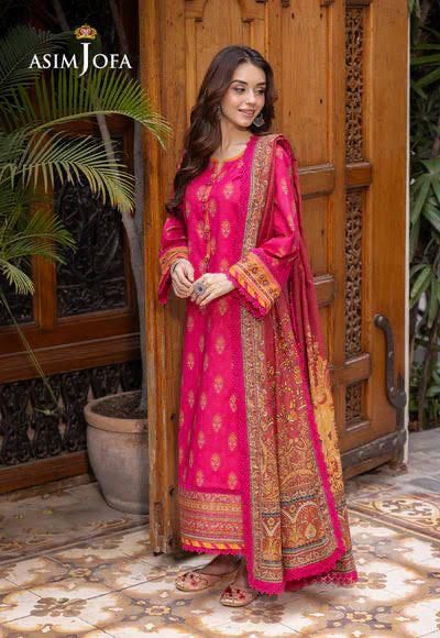 Asim Jofa Lawn D05 original 3-piece design