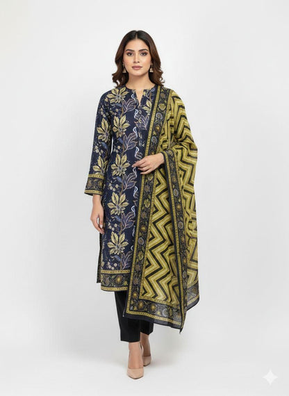 Asim Jofa Lawn D09 original 3-piece design