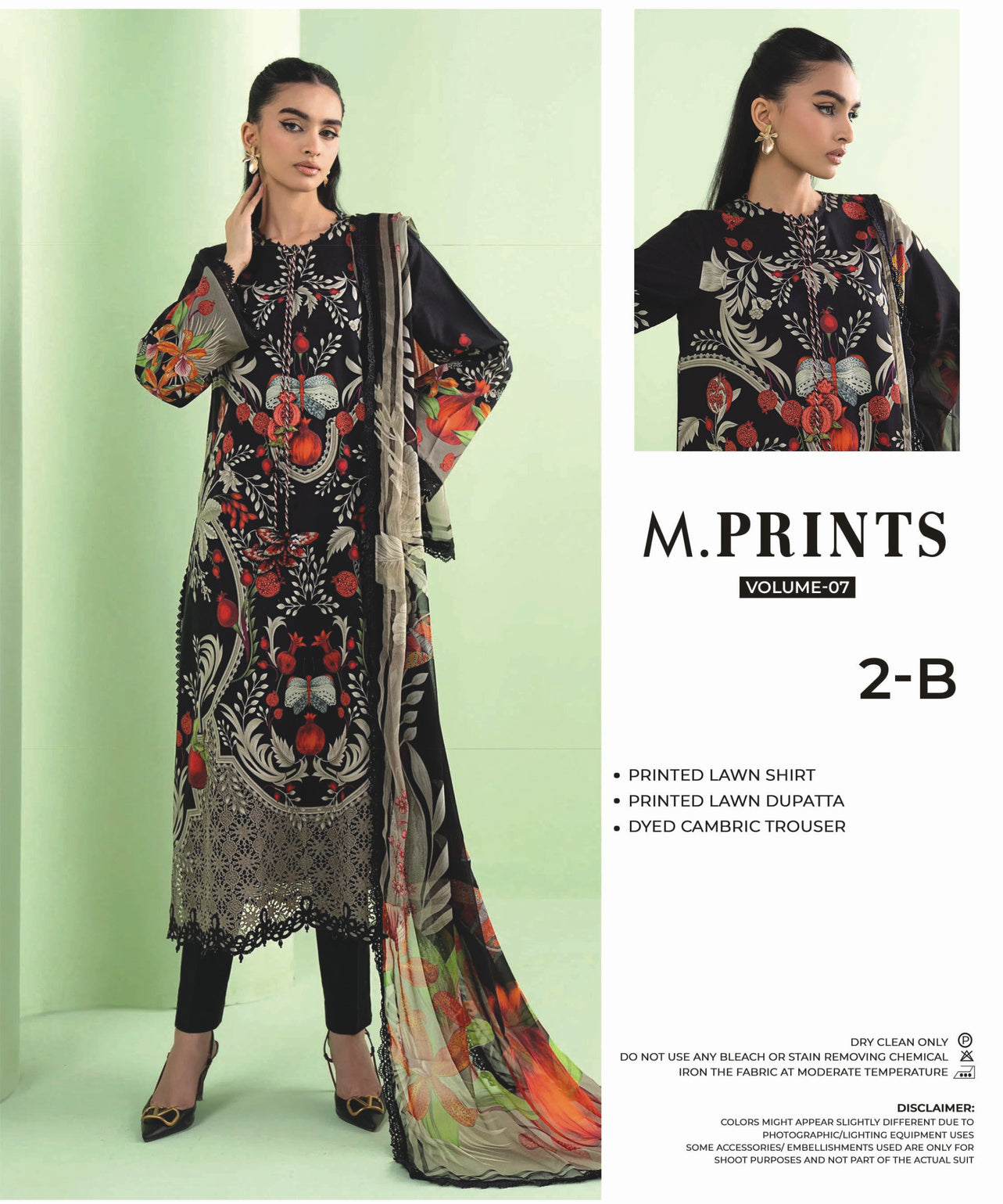 M-Prints by Maria B - Design 2-B unstitched embroidered lawn