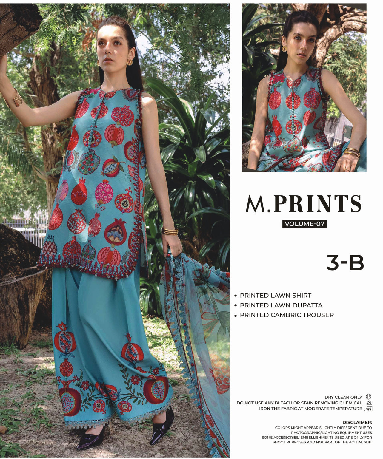 M-Prints by Maria B - Design 3-B unstitched embroidered lawn