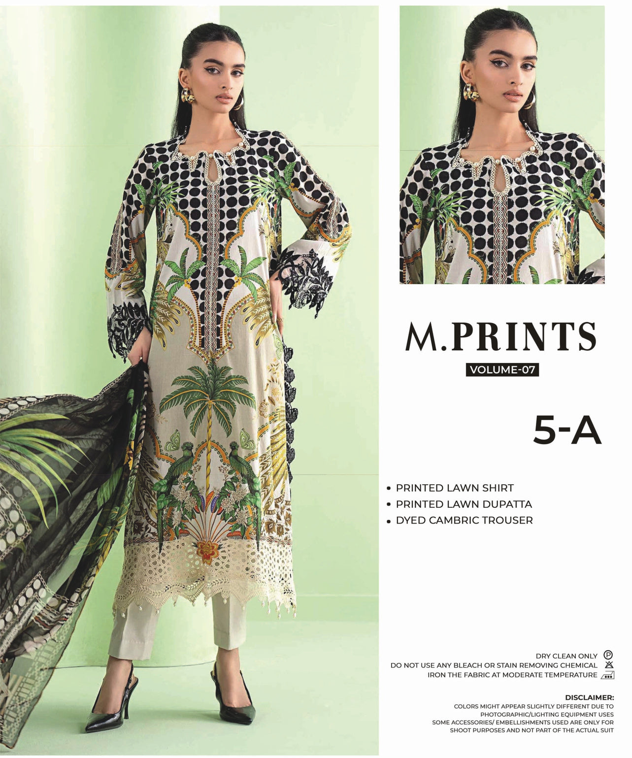 M-Prints by Maria B - Design 5-A unstitched embroidered lawn