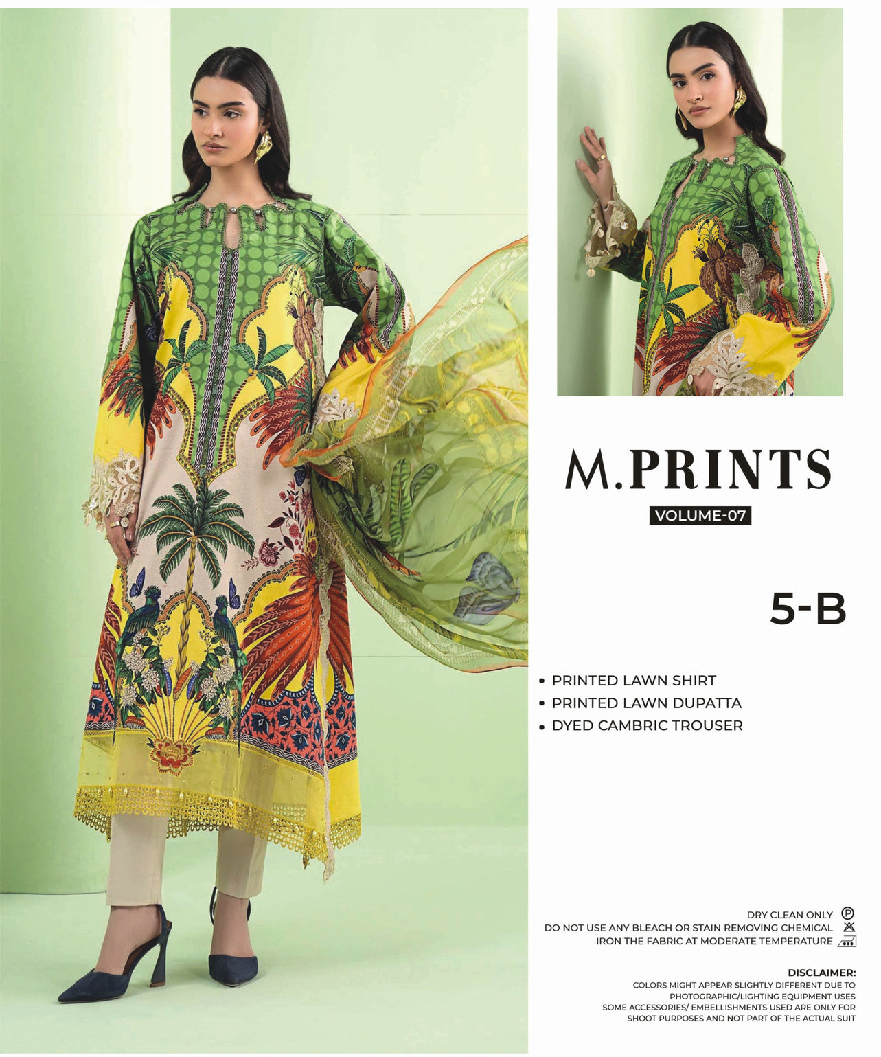 M-Prints by Maria B - Design 5-B unstitched embroidered lawn