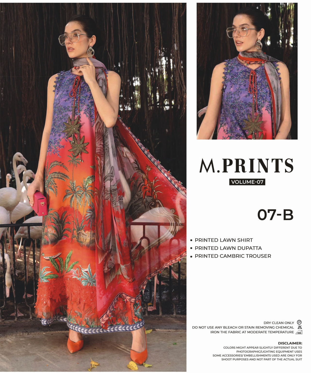 M-Prints by Maria B - Design 07-B unstitched embroidered lawn