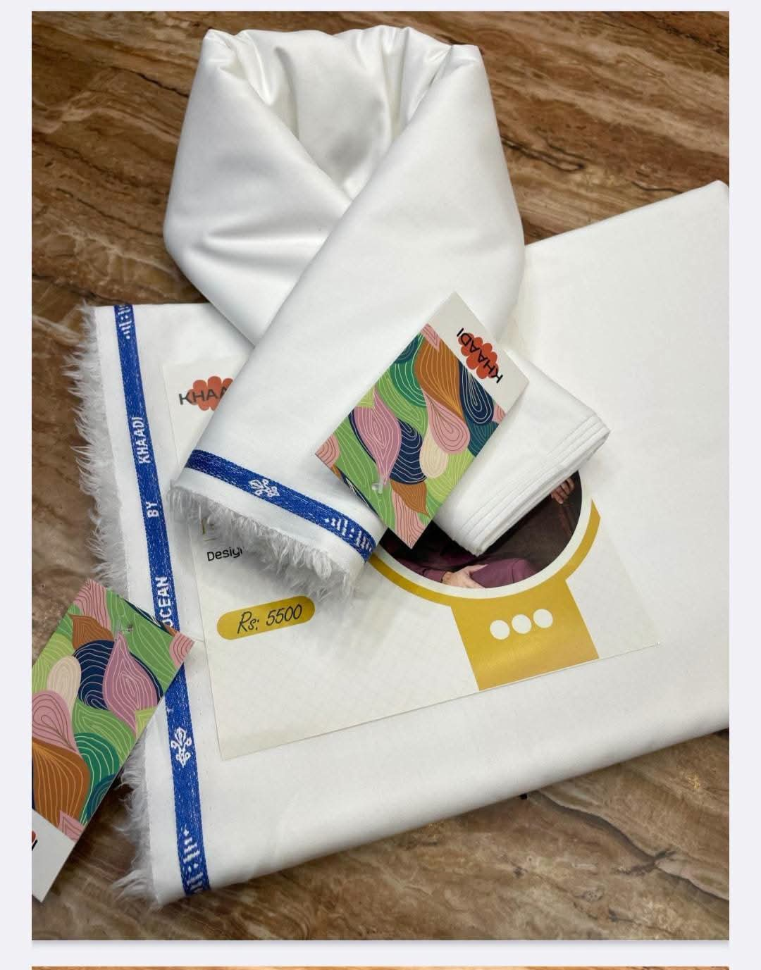 Ocean by Khaadi first copy wash and wear - Off White