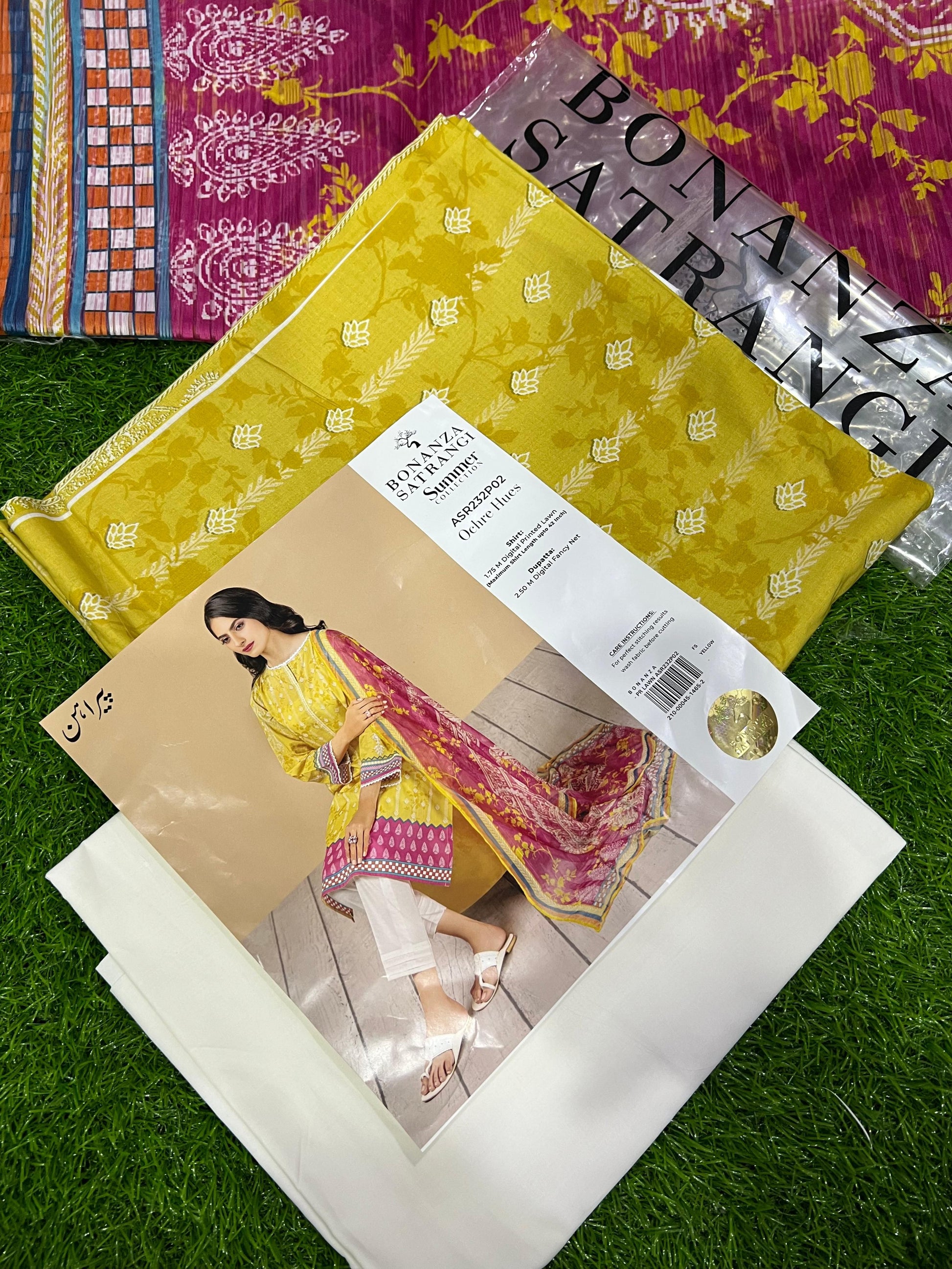 Bonanza Satrangi Lawn D01 original 3-piece design