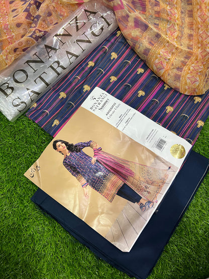 Bonanza Satrangi Lawn D07 original 3-piece design