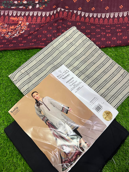 Bonanza Satrangi Lawn D09 original 3-piece design