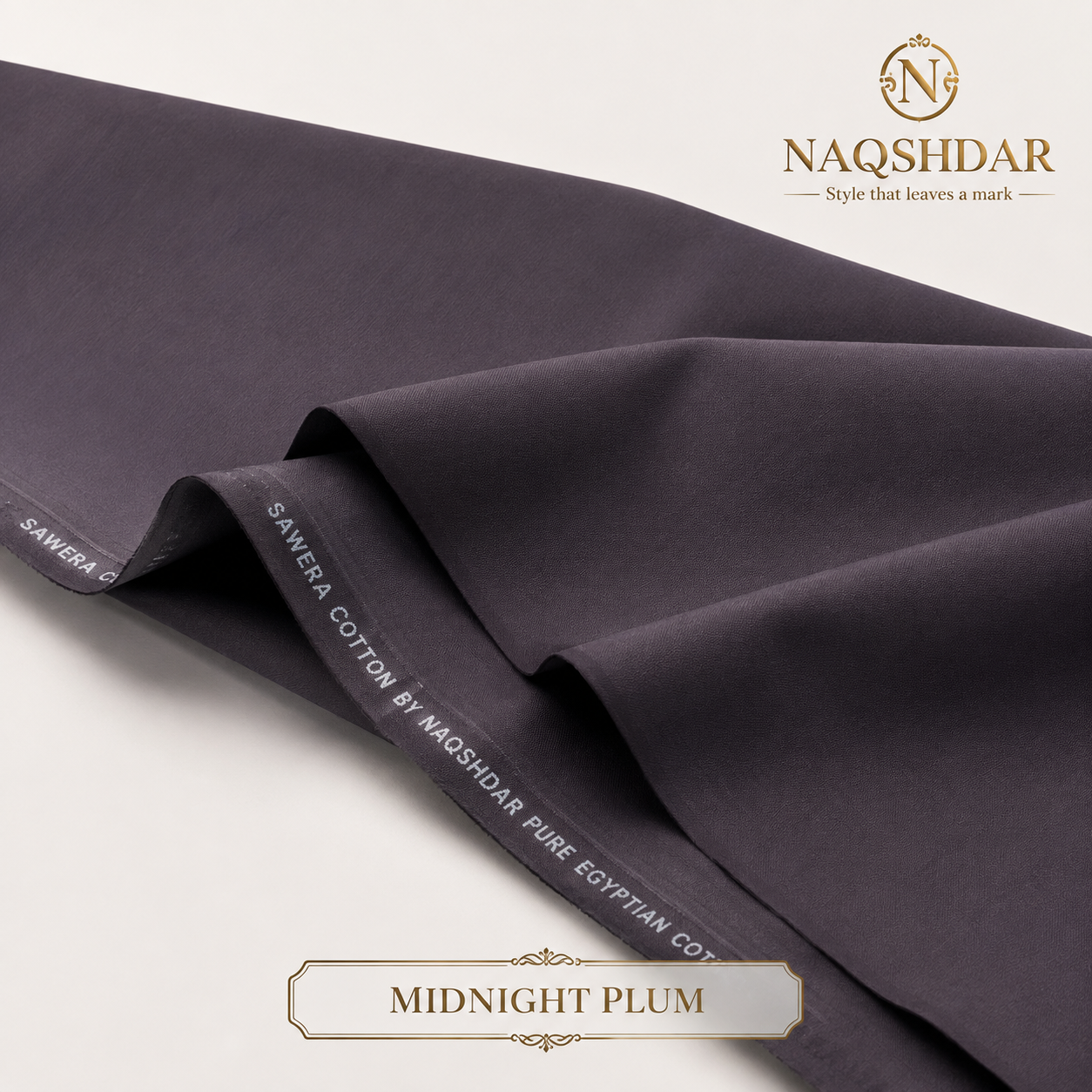 Sawera Pure Egyptian Cotton in Midnight Plum