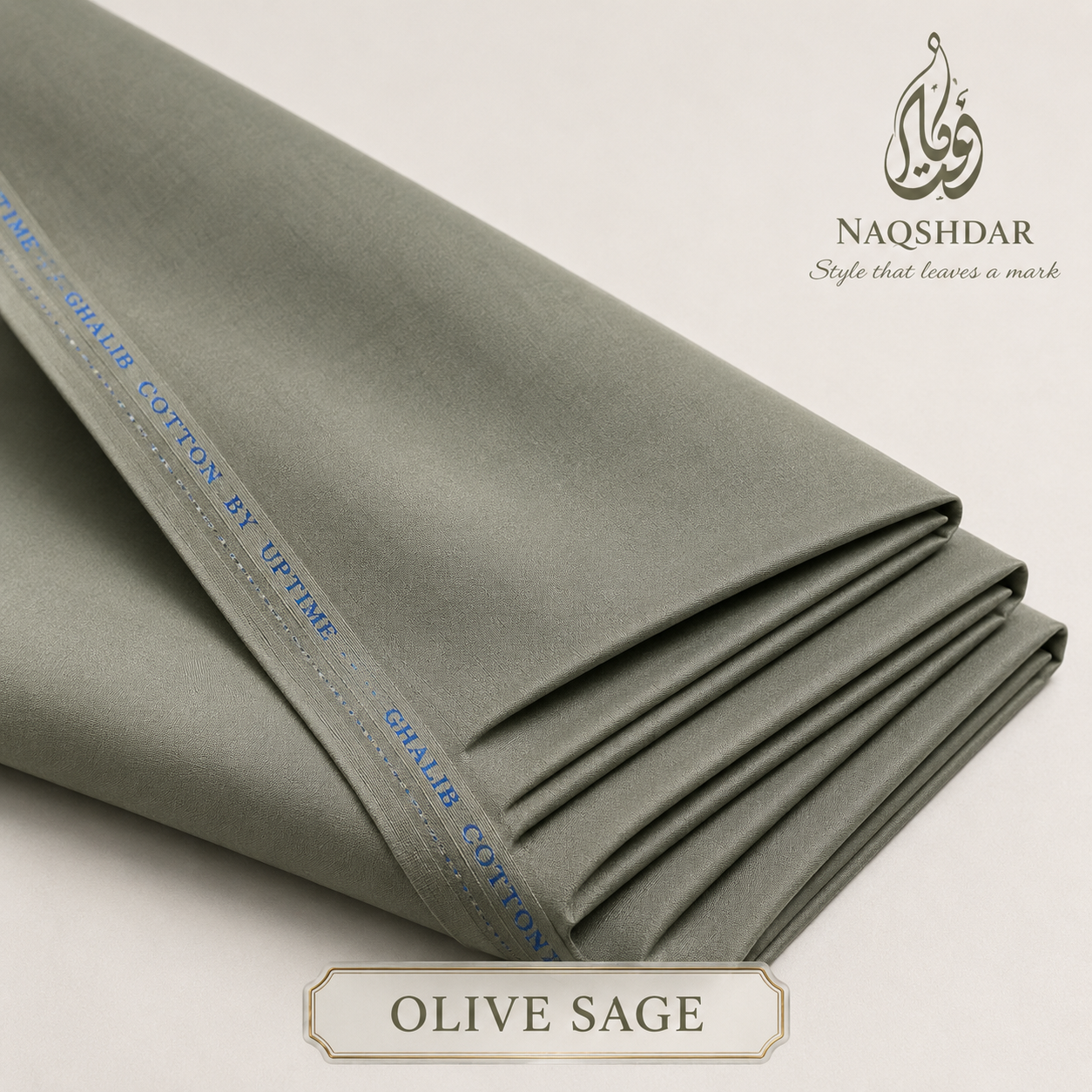 Uptime Ghalib Cotton in Olive Sage